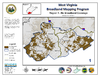 thumbnail image of broadband coverage map in region 1 of the state, areas with no coverage