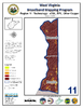 thumbnail image of broadband coverage map in region 11 of the state, total number of providers