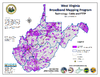 thumbnail image of broadband coverage map in the state, cable and fiber technology