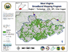 thumbnail image of broadband coverage map in the state, xDSL, BPL and other copper technology