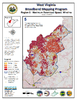 thumbnail image of broadband coverage map in the state, maximum download speed, wireline