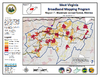 thumbnail image of broadband coverage map in the state, maximum upload speed, wireline