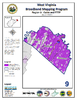 thumbnail image of broadband coverage map in the state, cable and fiber technology