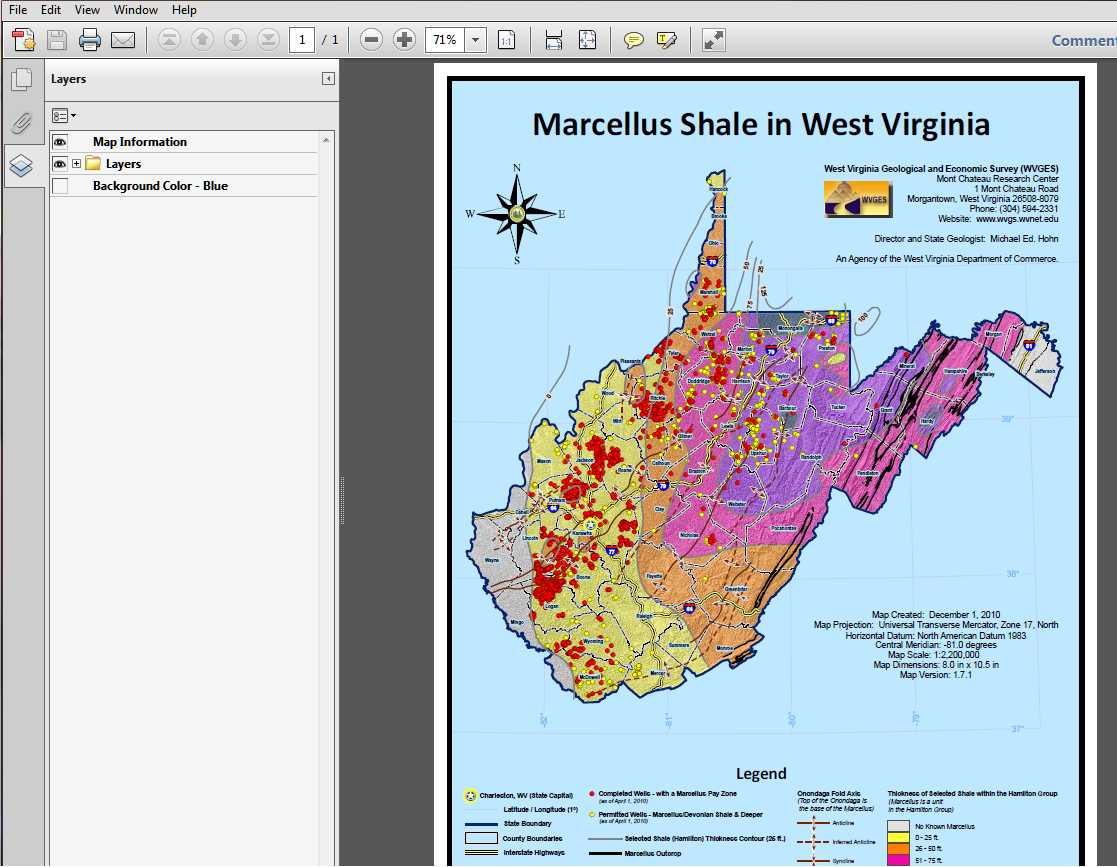 image of the Marcellus PDF when first viewed